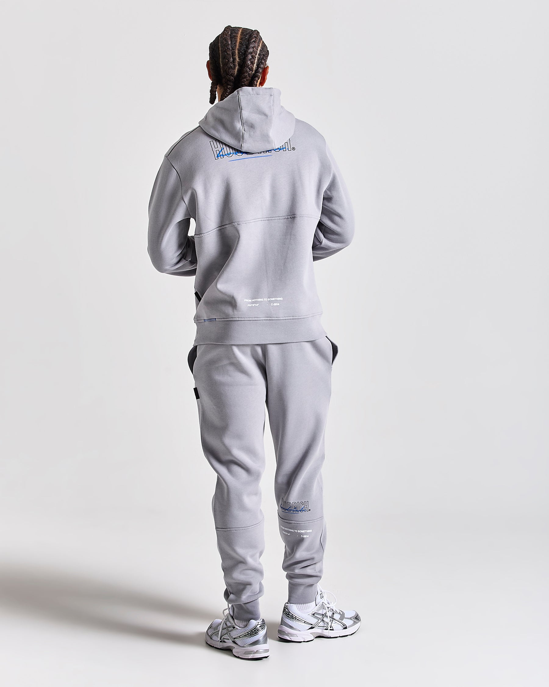 Blend Hoodie - Grey/Black/Blue