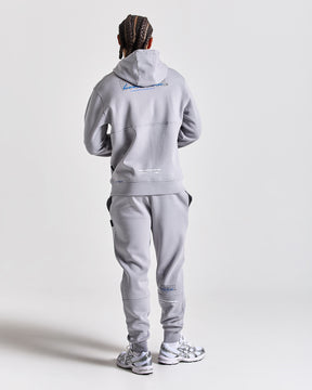 Blend Hoodie - Grey/Black/Blue