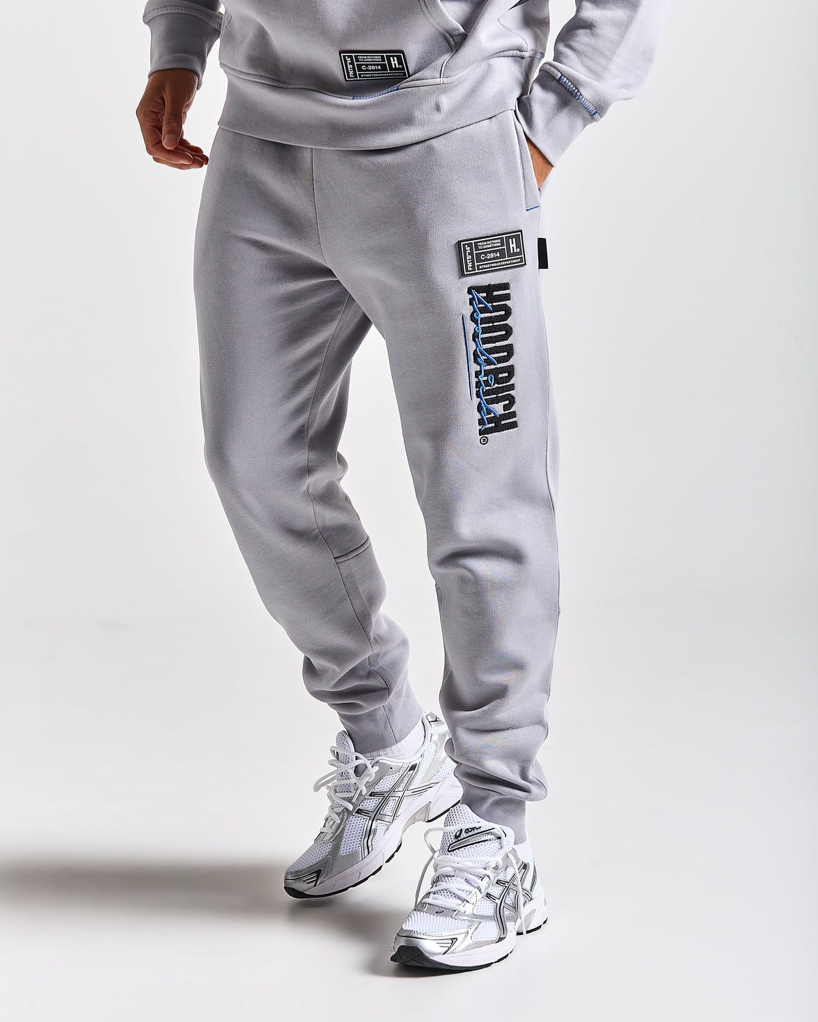 Blend Jogger - Grey/Black/Blue
