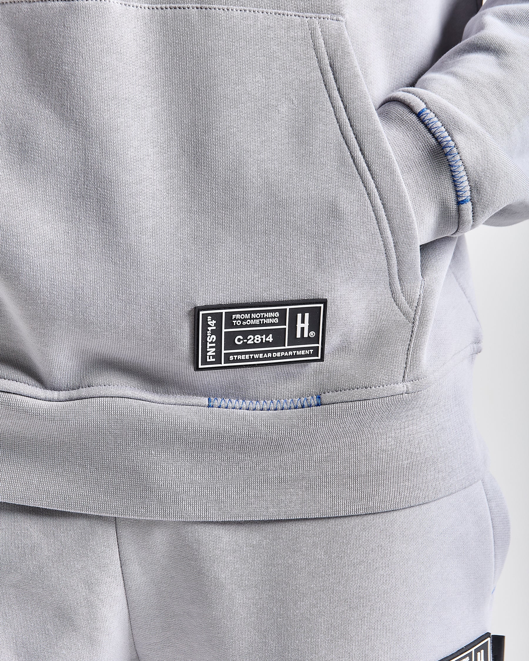 Blend Hoodie - Grey/Black/Blue