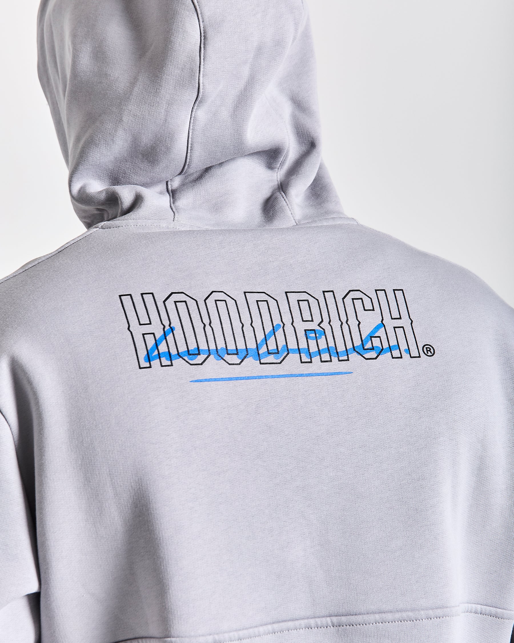 Blend Hoodie - Grey/Black/Blue