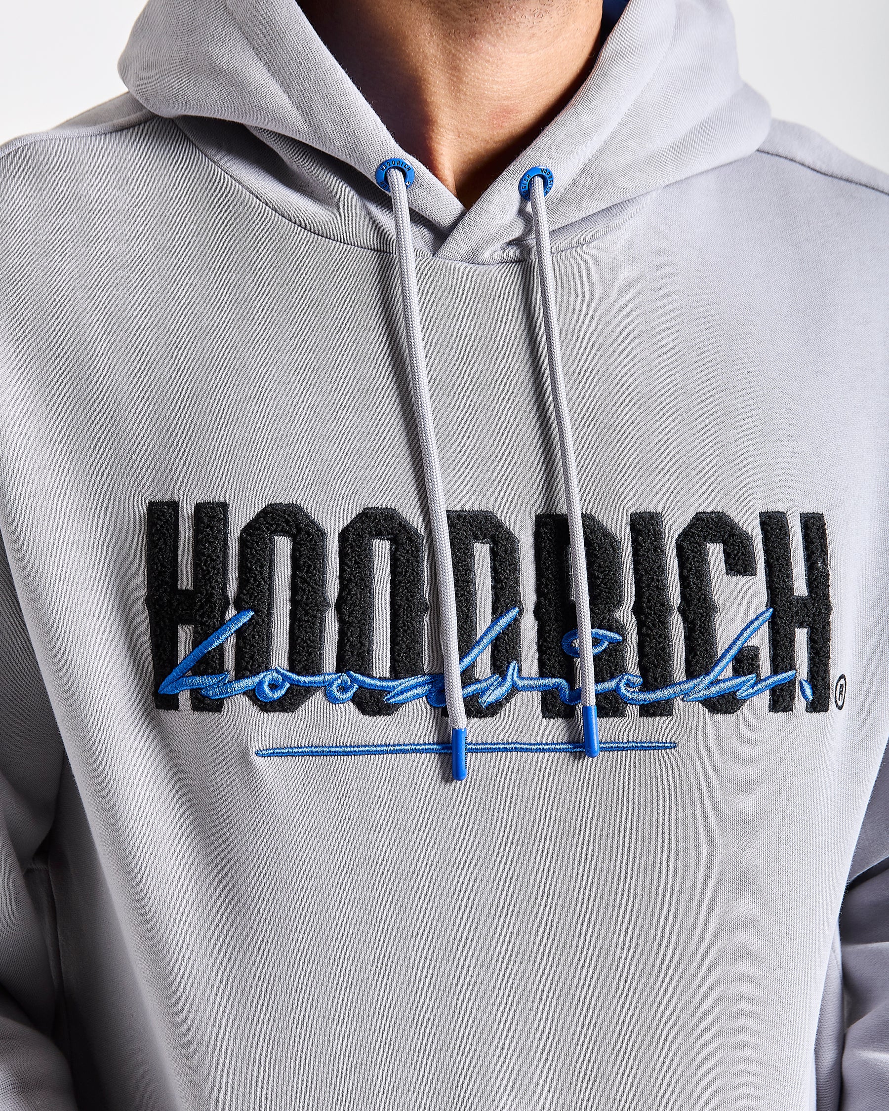 Blend Hoodie - Grey/Black/Blue