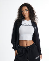 Selena Track Top - Black/White