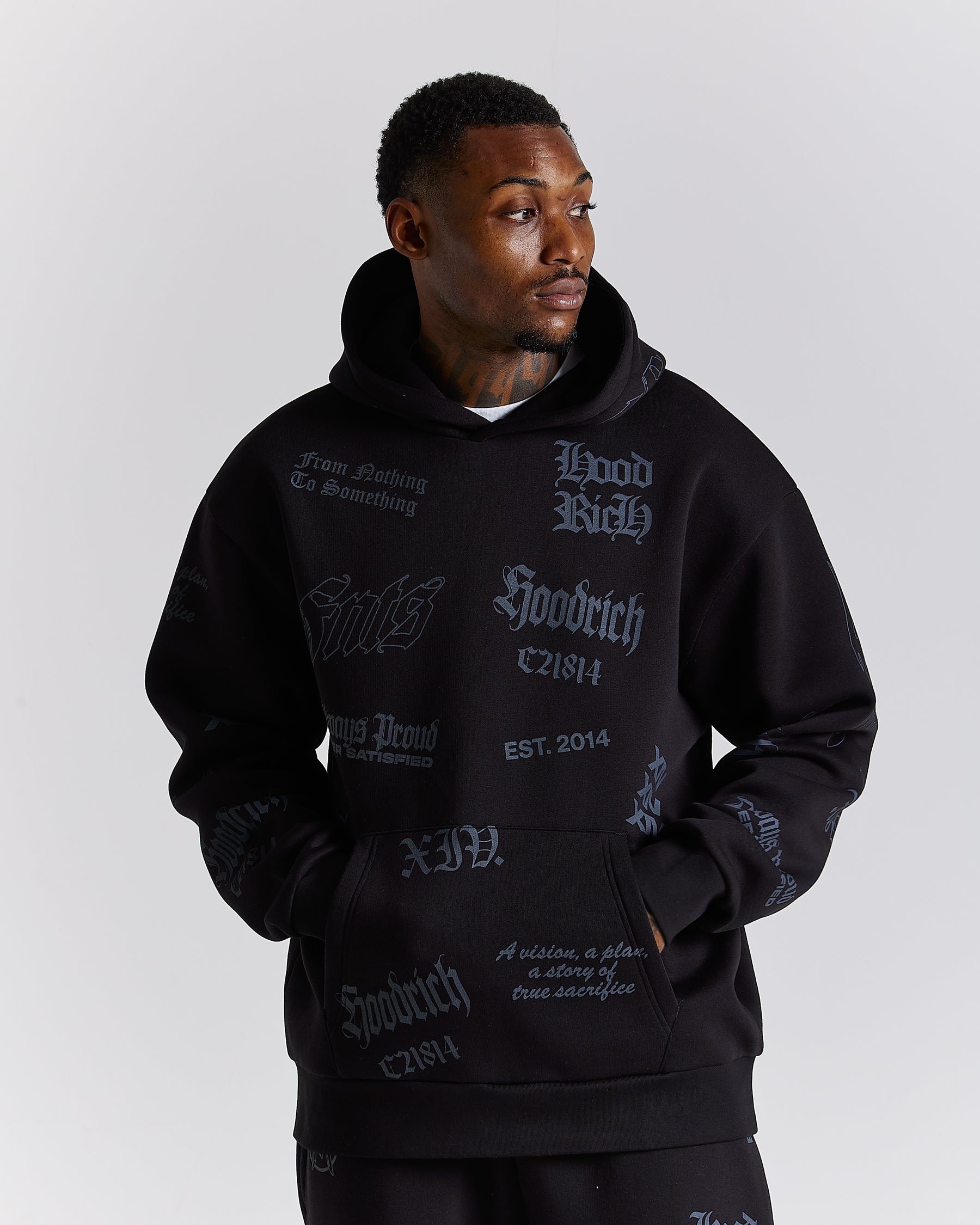 Chroma Oversized Hoodie Black