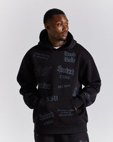 Chroma Oversized Hoodie - Black