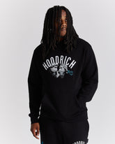 Conquer Hoodie - Black/White/Blue