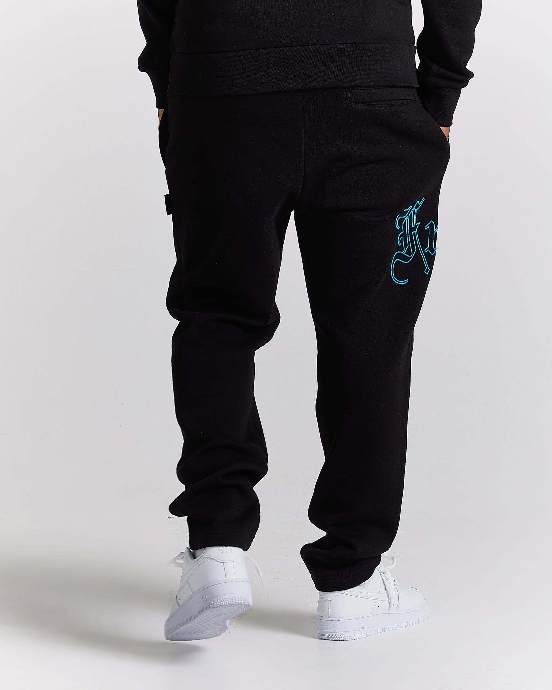 Conquer Joggers - Black/White/Blue