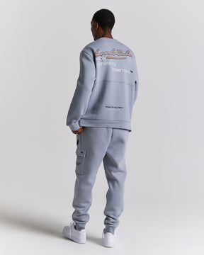 Splatter Joggers - Grey/Black/Copper