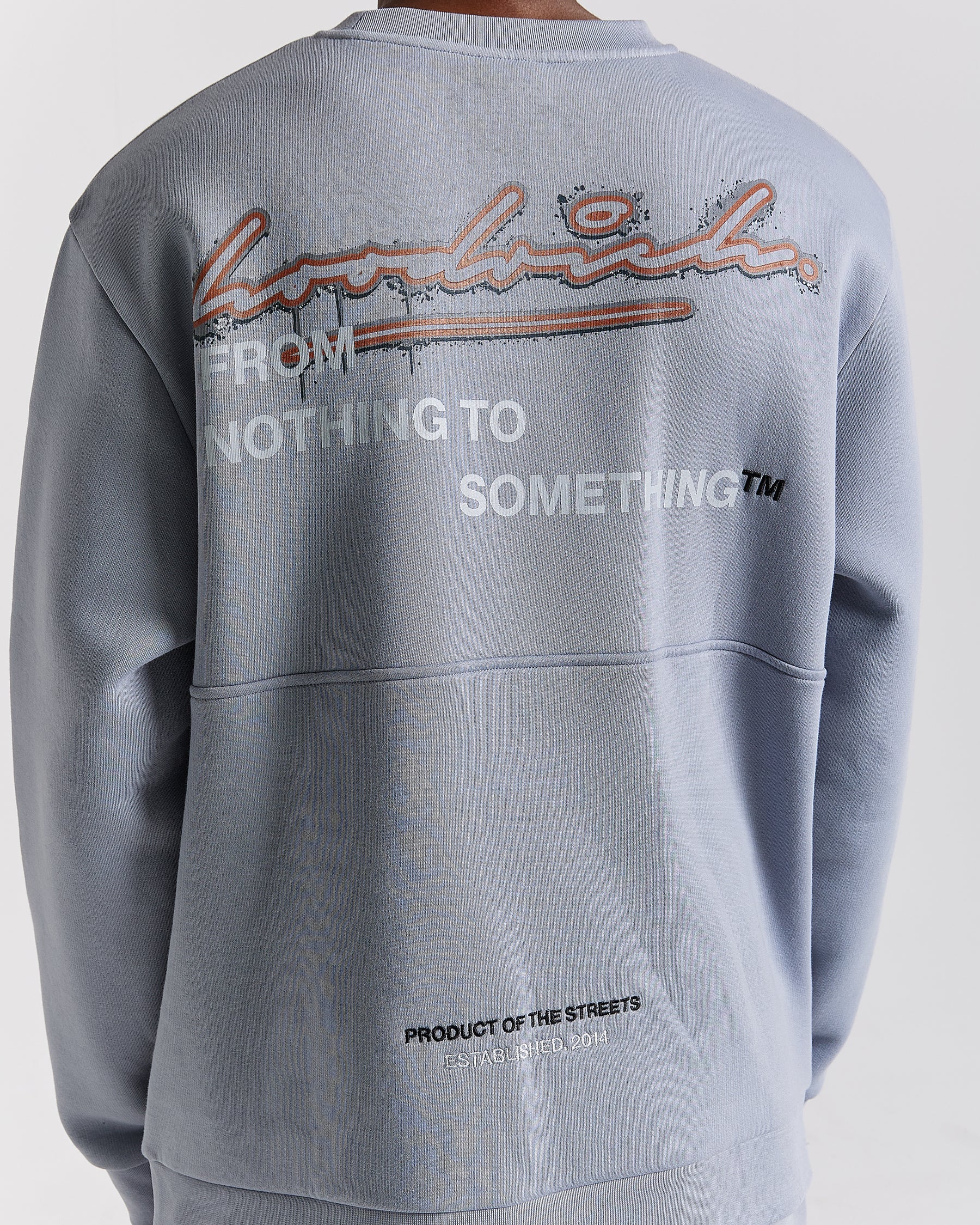 Splatter Sweatshirt - Grey/Black/Copper