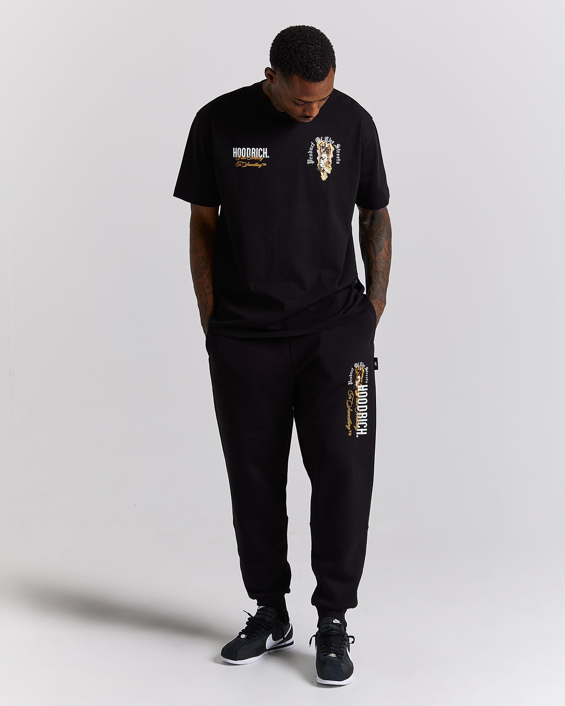 Vici T-Shirt - Black/White/Orange