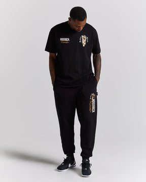 Vici T-Shirt - Black/White/Orange