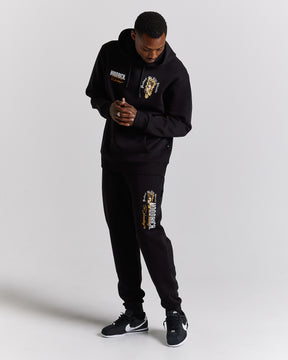 Vici Hoodie - Black/White/Orange