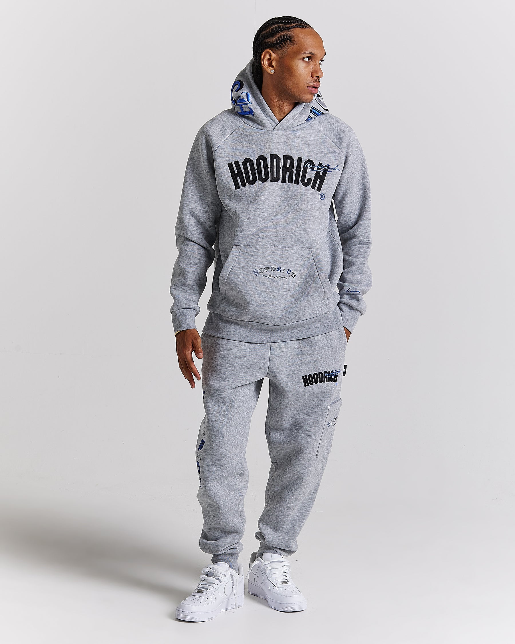 Heat Hoodie - Grey/Black/Blue