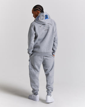 Heat Hoodie - Grey/Black/Blue