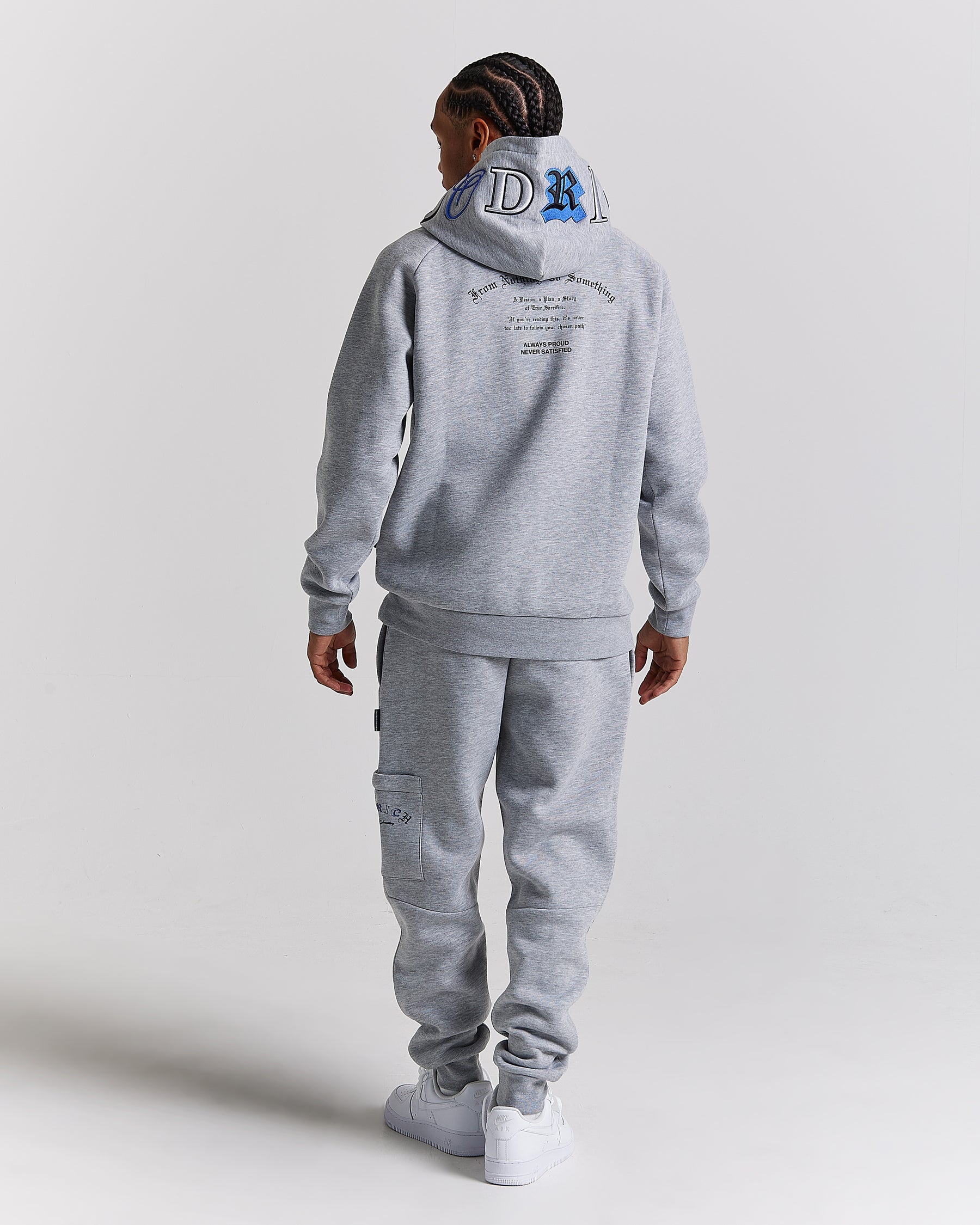Heat Hoodie - Grey/Black/Blue