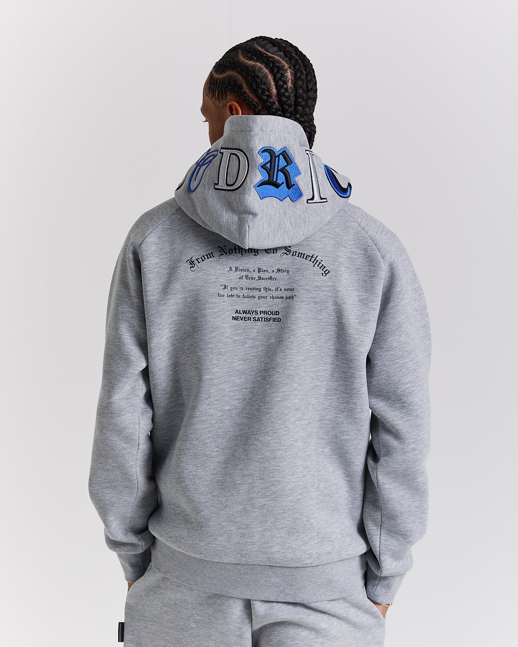 Heat Hoodie - Grey/Black/Blue