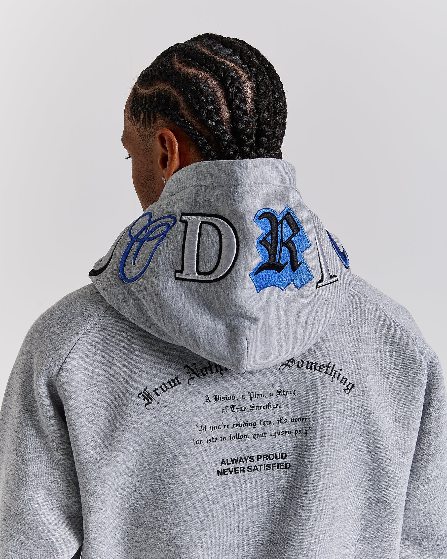 Heat Hoodie - Grey/Black/Blue