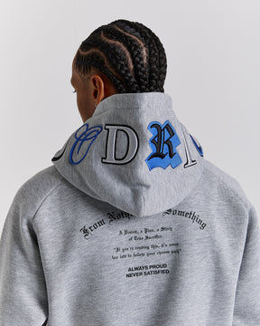 Heat Hoodie - Grey/Black/Blue