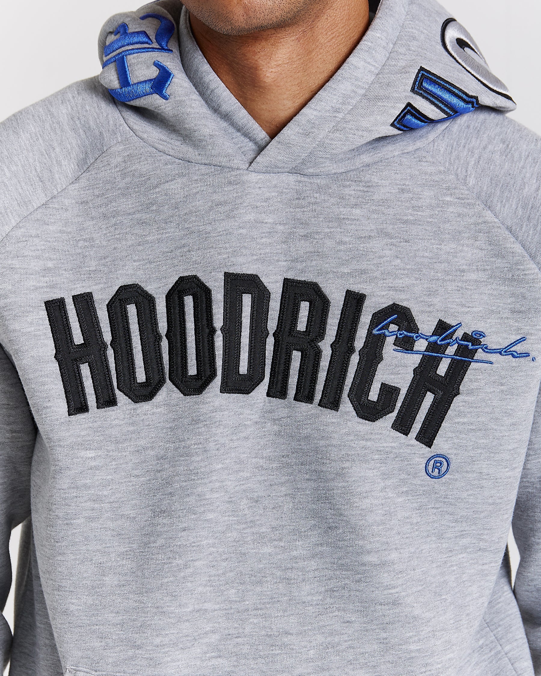 Heat Hoodie - Grey/Black/Blue