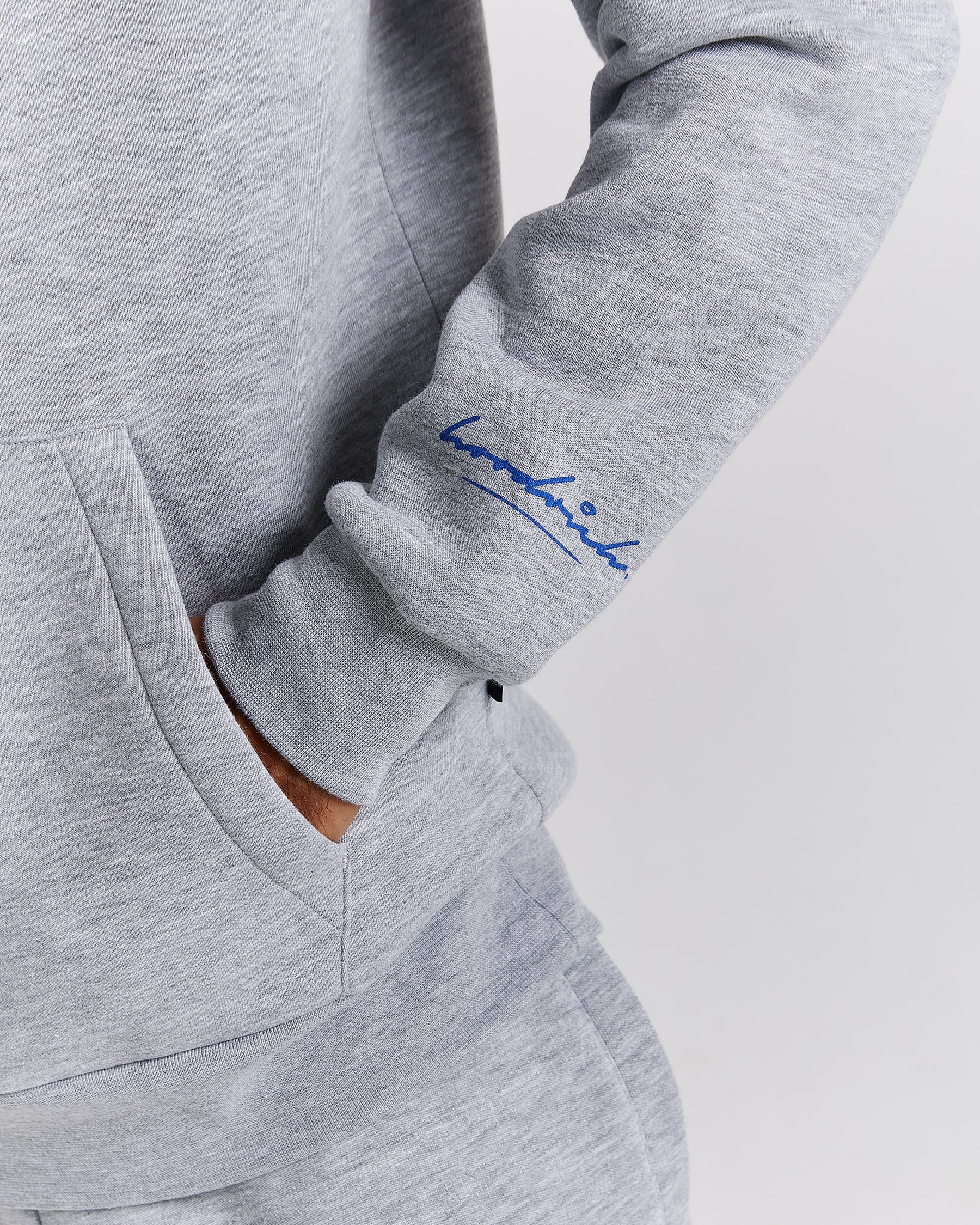 Heat Hoodie - Grey/Black/Blue