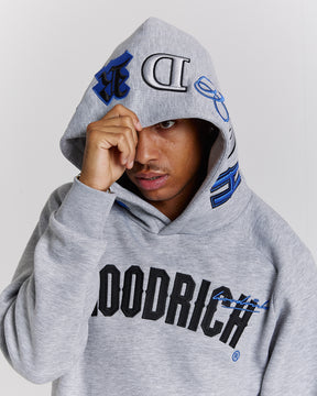 Heat Hoodie - Grey/Black/Blue