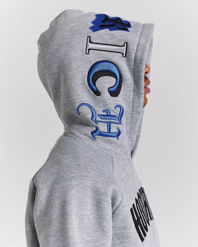 Heat Hoodie - Grey/Black/Blue