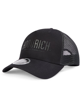 Chromatic 5 Panel Trucker Cap - Black