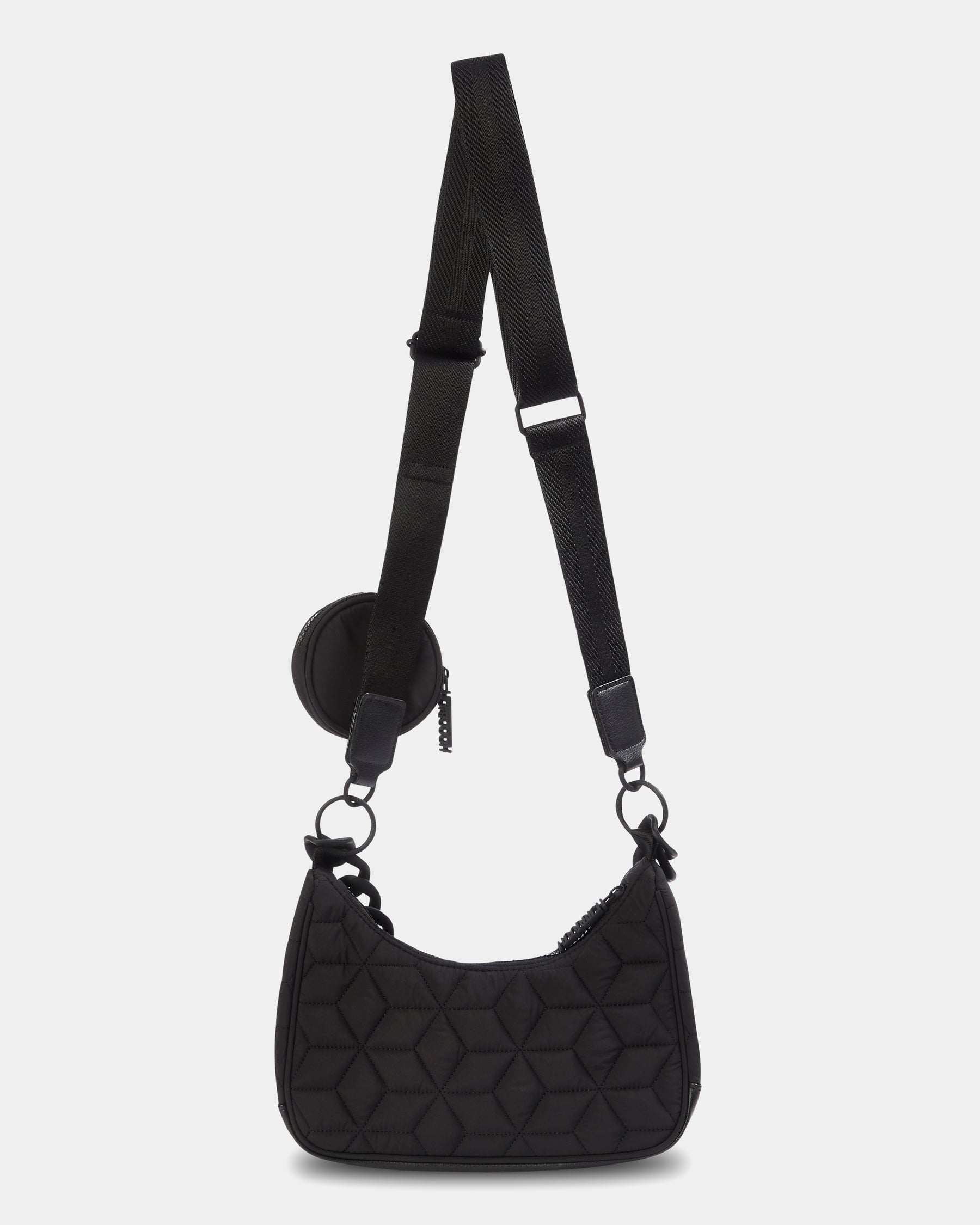 Charmer Womens Crossbody Bag - Black