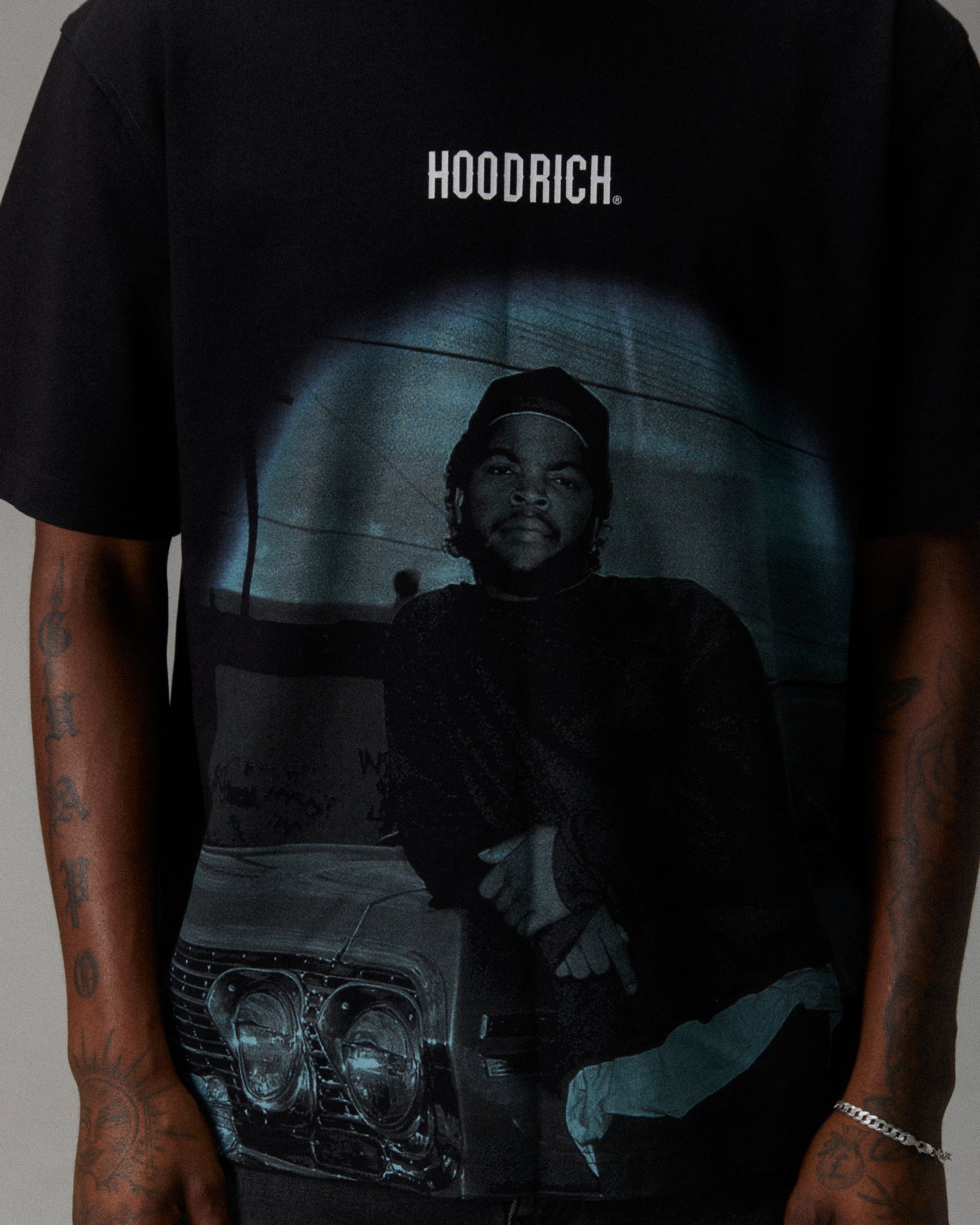 Ryder Boyz N The Hood T-Shirt - Black/Grey