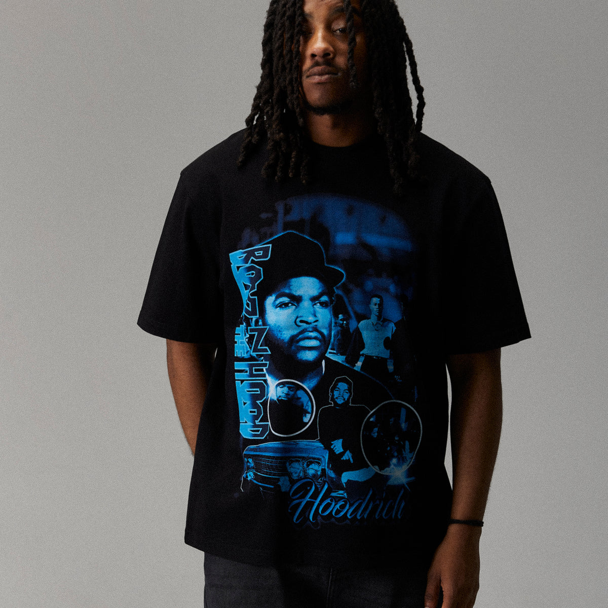 Empire Boyz N The Hood T-Shirt - Black/Blue