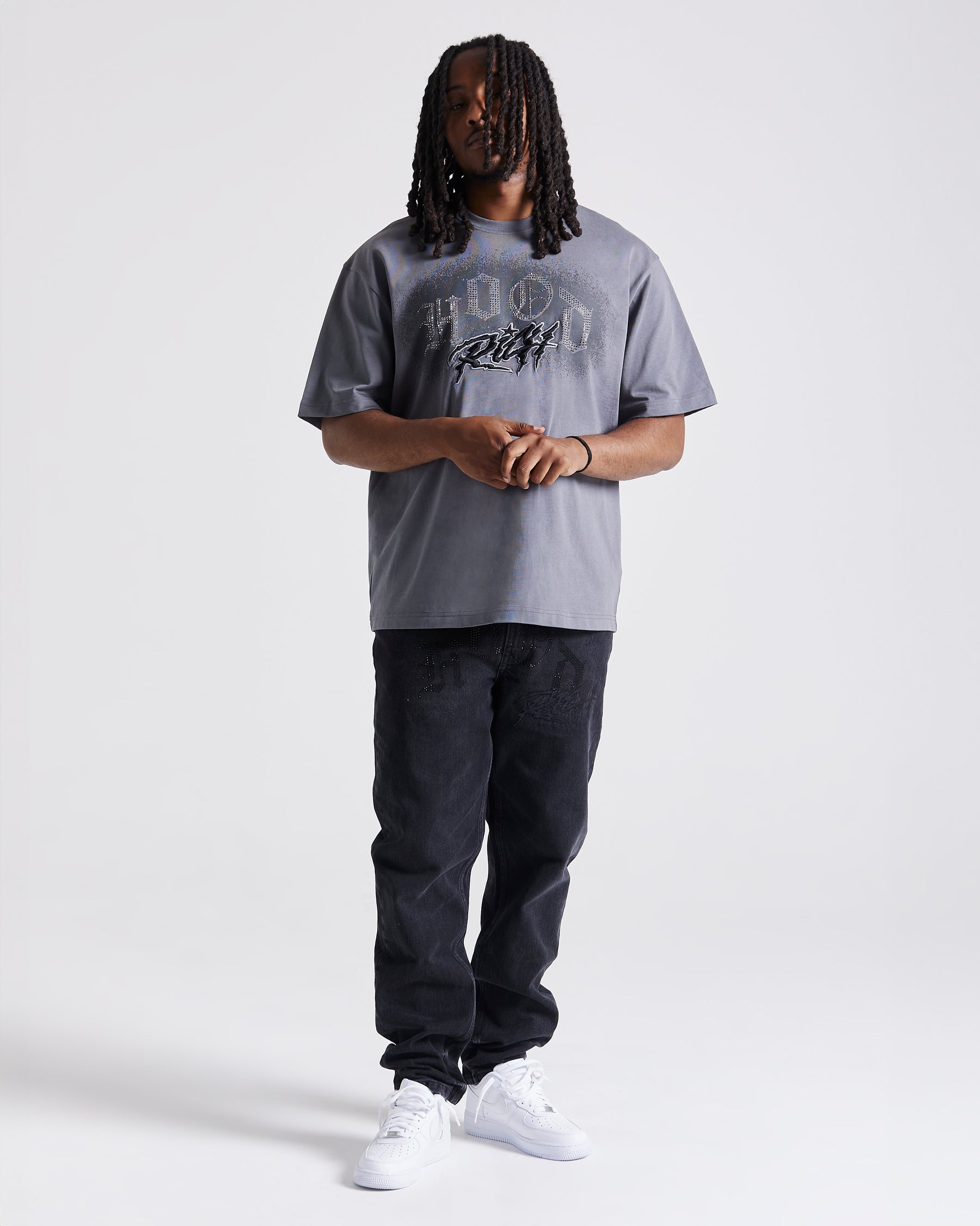 Iron Denim Jeans - Washed Black