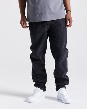 Iron Denim Jeans - Washed Black