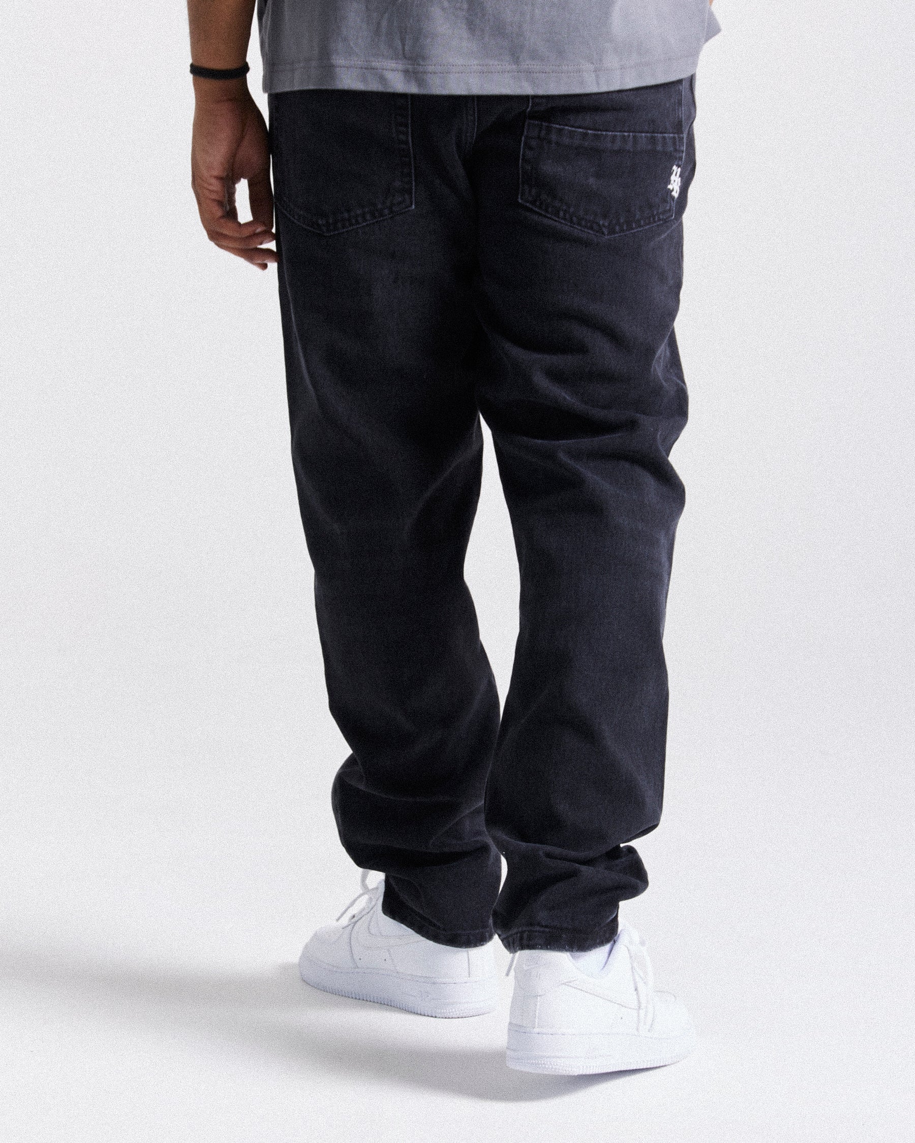 Iron Denim Jeans - Washed Black