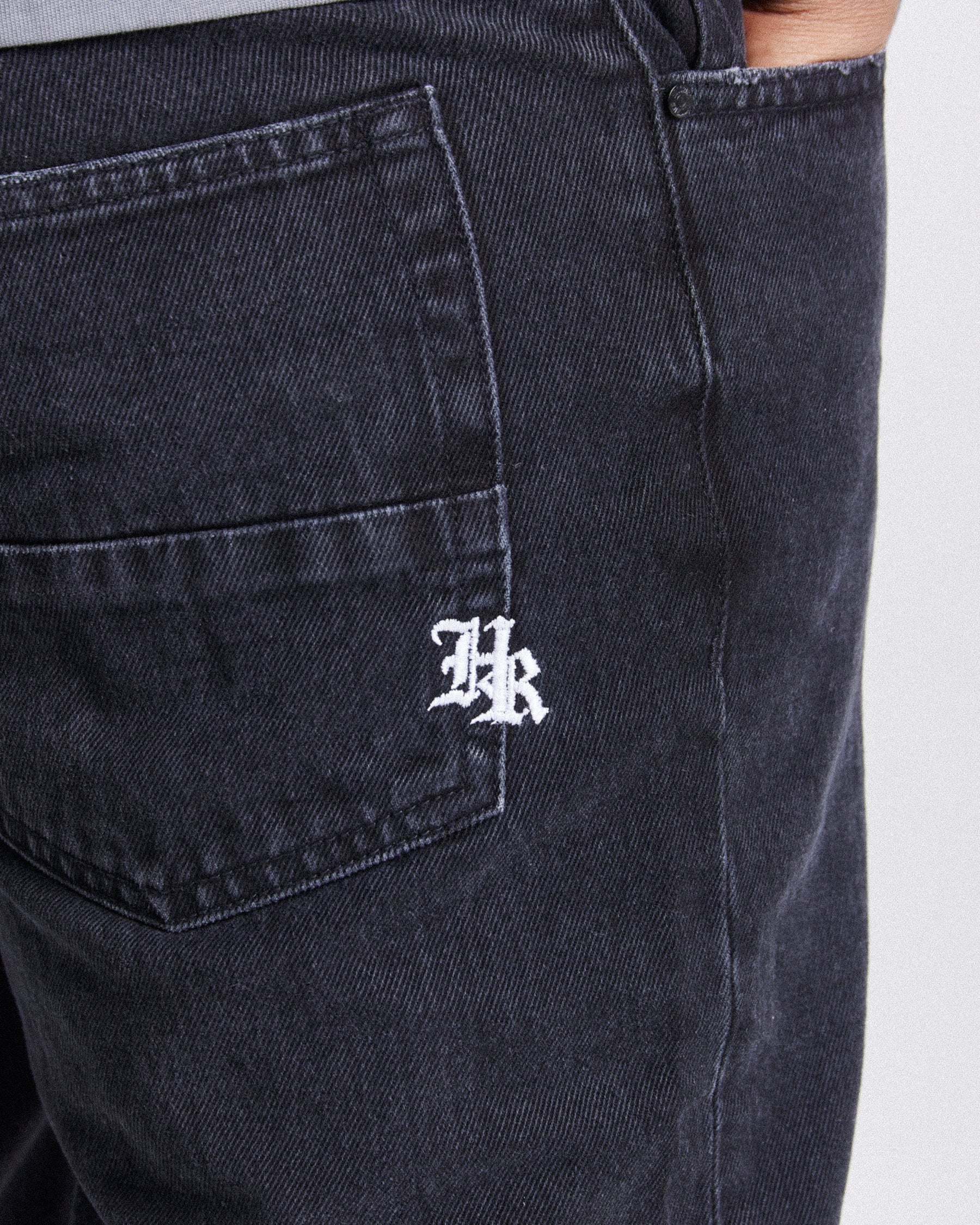Iron Denim Jeans - Washed Black