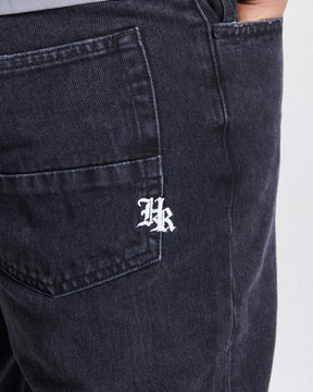 Iron Denim Jeans - Washed Black