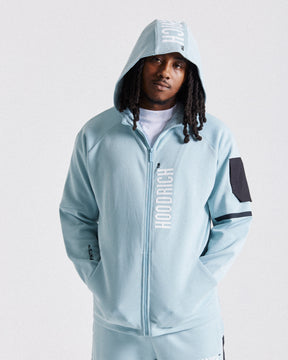 Circuit Zip Hoodie - Blue/White/Black