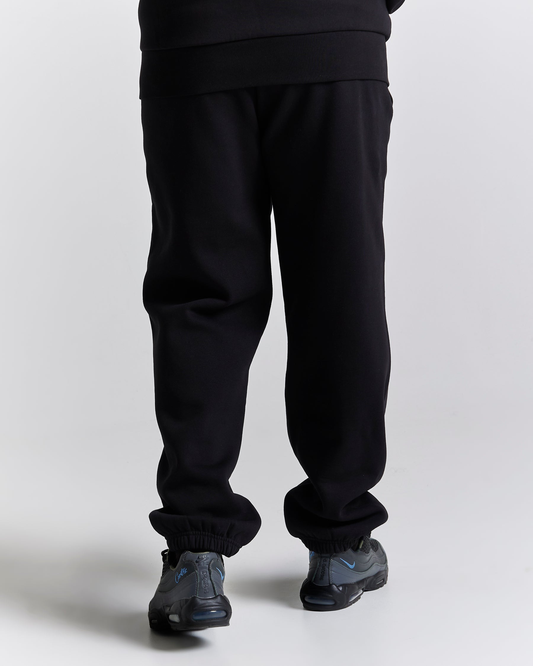 Obscure Oversized Joggers - Black/White/Blue