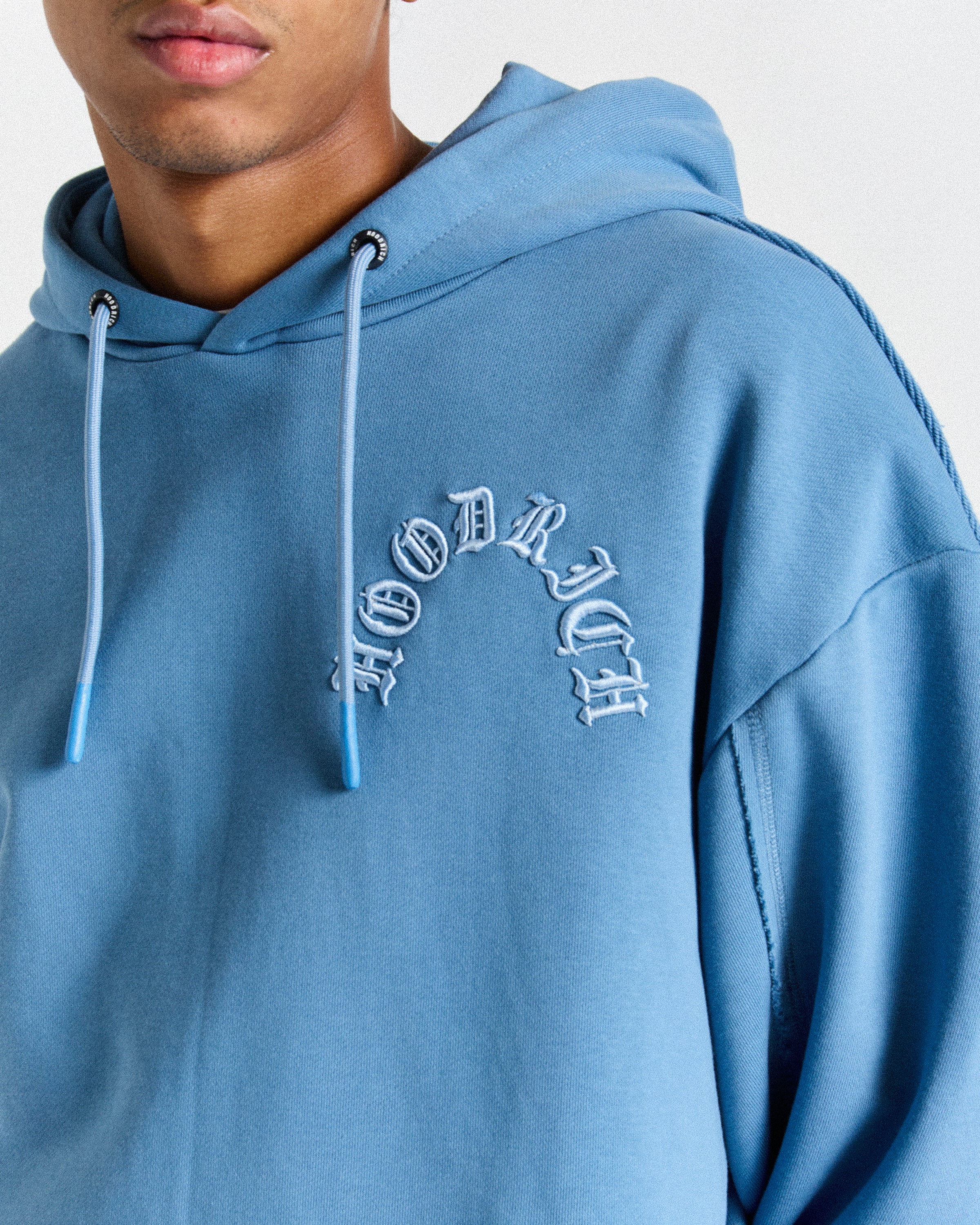 Helix Oversized Hoodie Blue