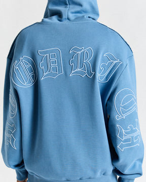 Helix Oversized Hoodie - Blue