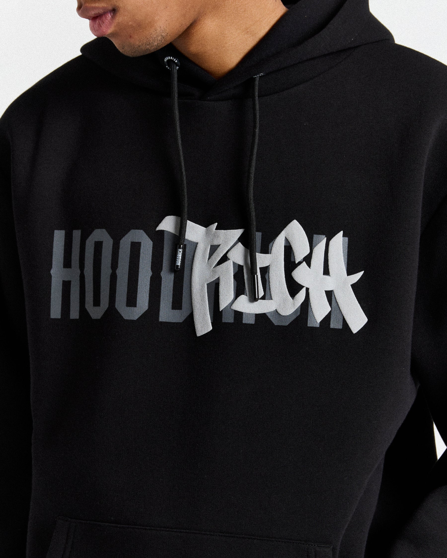 Graffiti Hoodie - Black/Greys