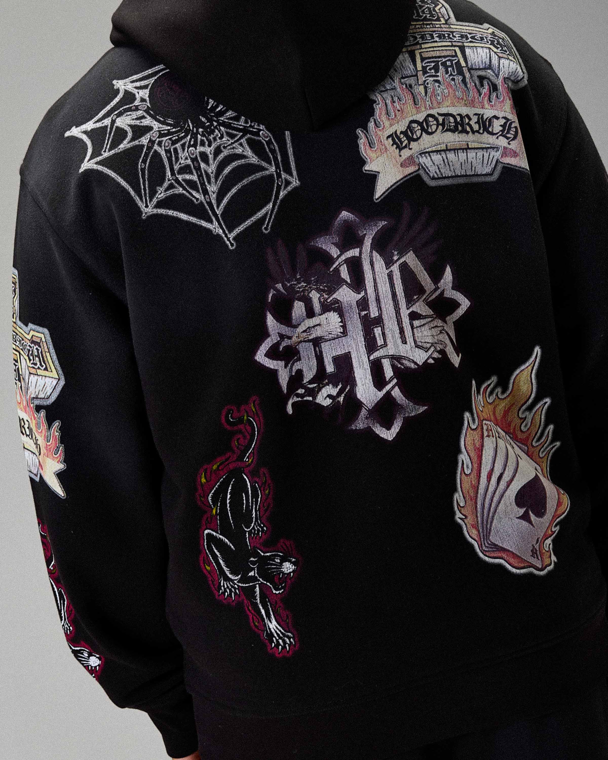 The Winner's Circle Phase Oversized Zip Hoodie - Black