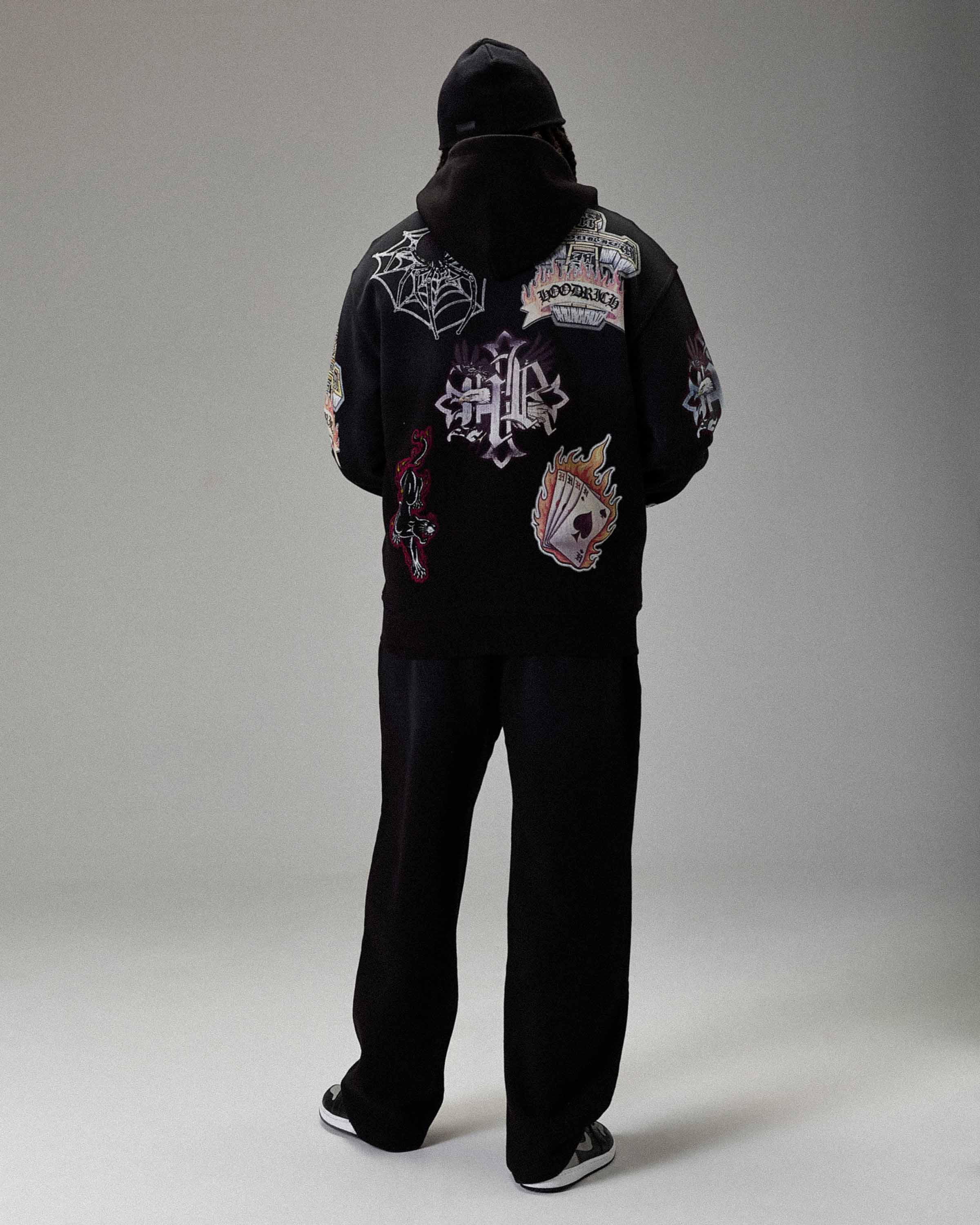 The Winner's Circle Phase Oversized Zip Hoodie - Black
