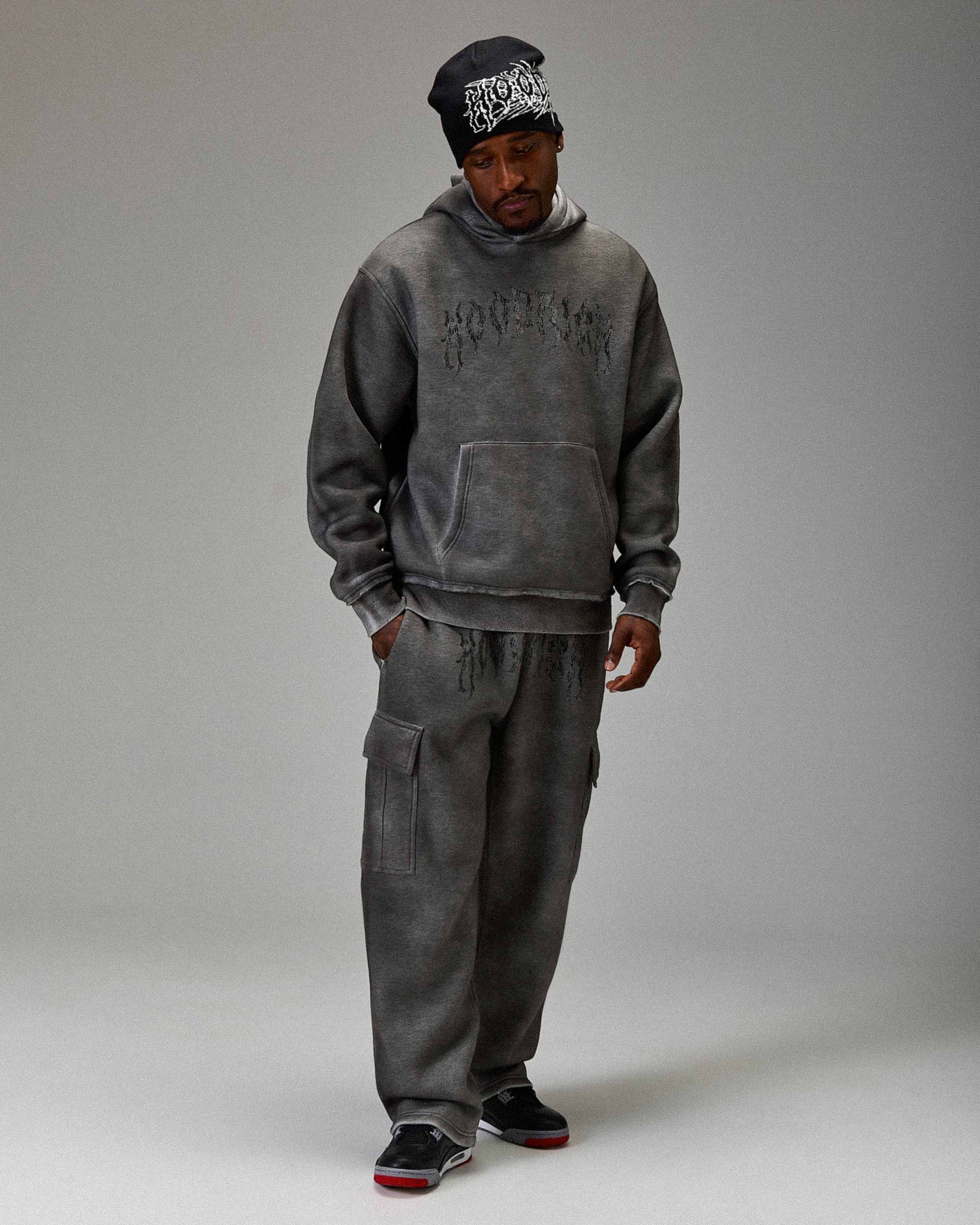 The Winner's Circle Hazy Oversized Hoodie - Grey