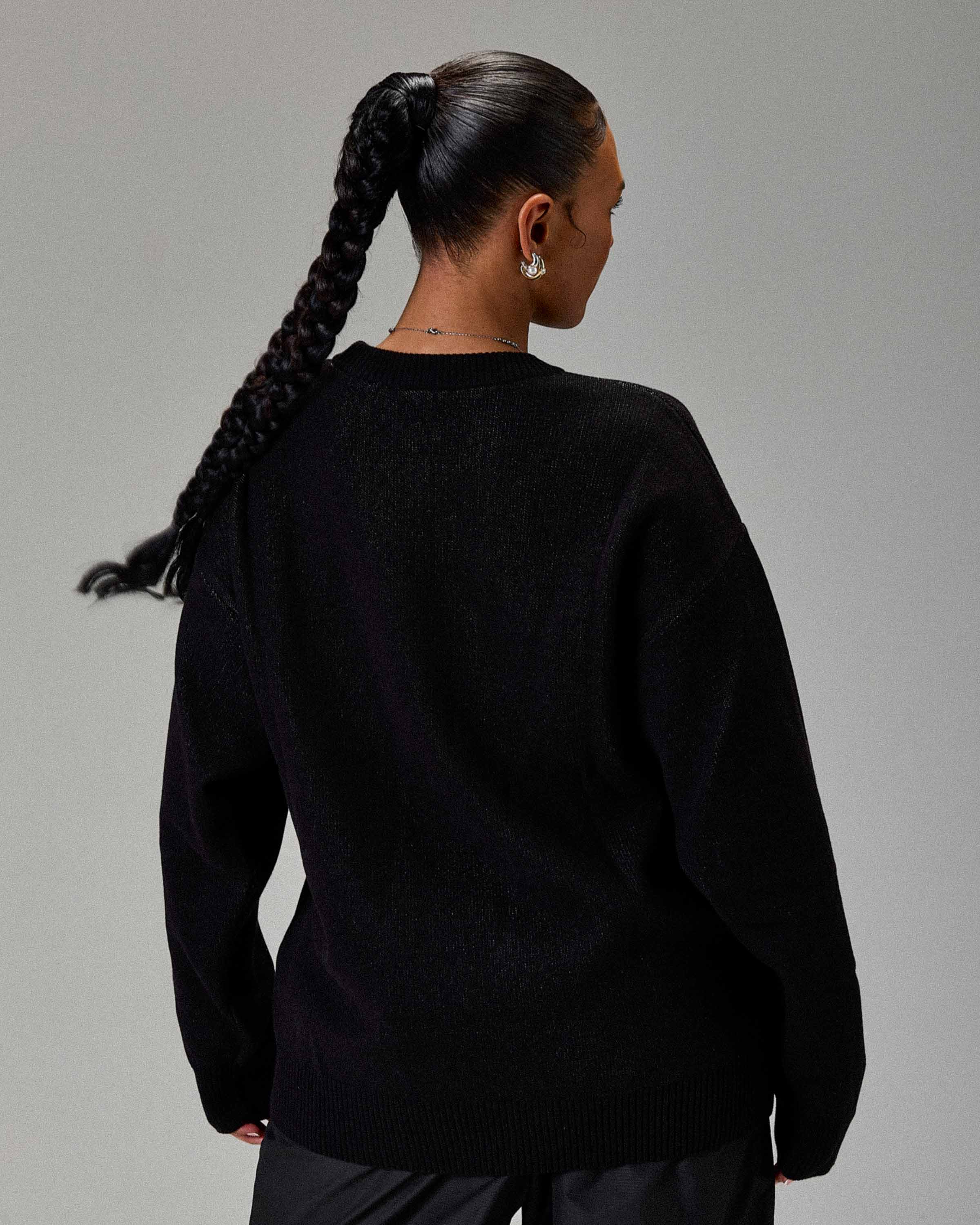 The Winner's Circle Wreckage Knitwear Sweater - Black/white