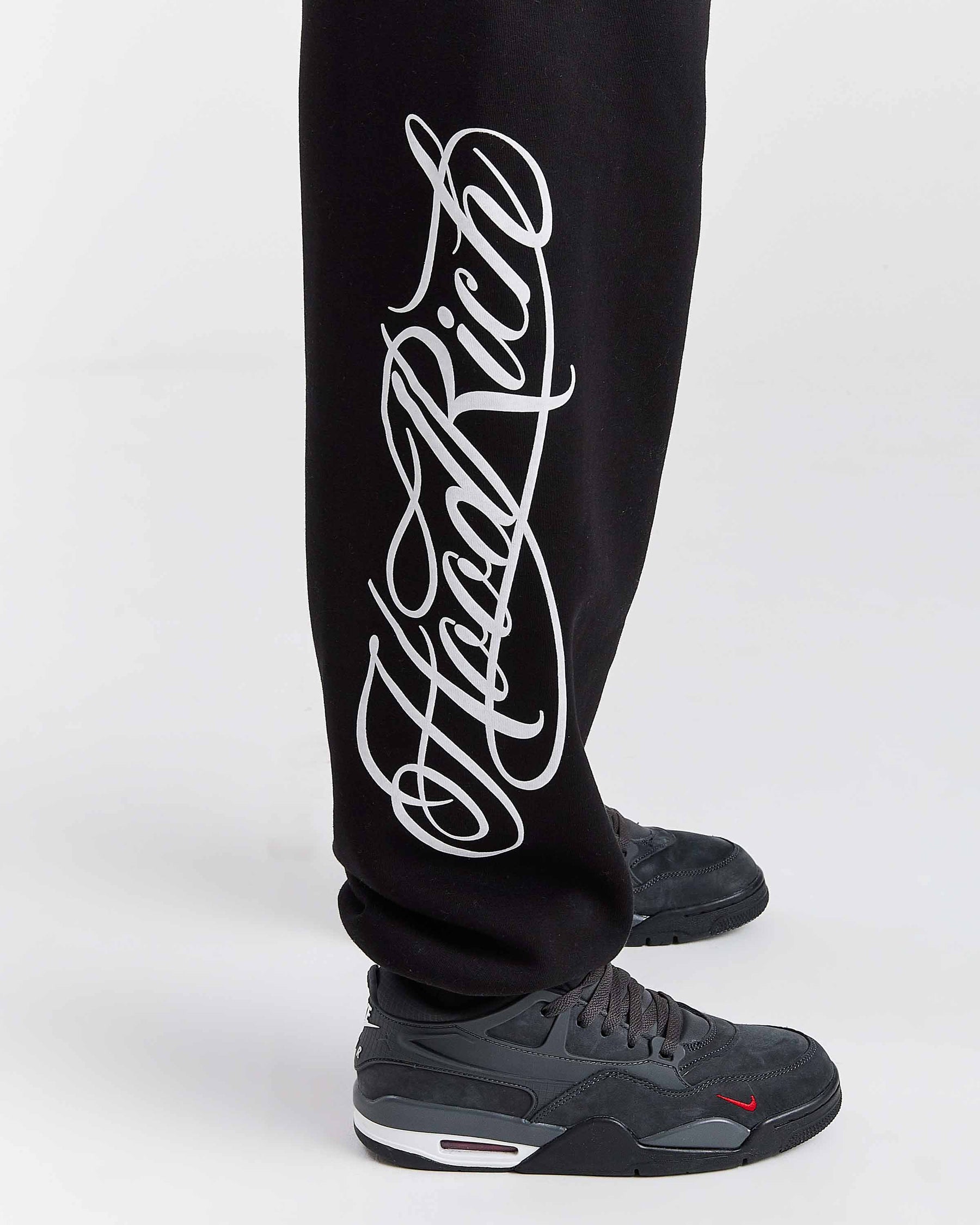 Vox Oversized Joggers - Black/Red