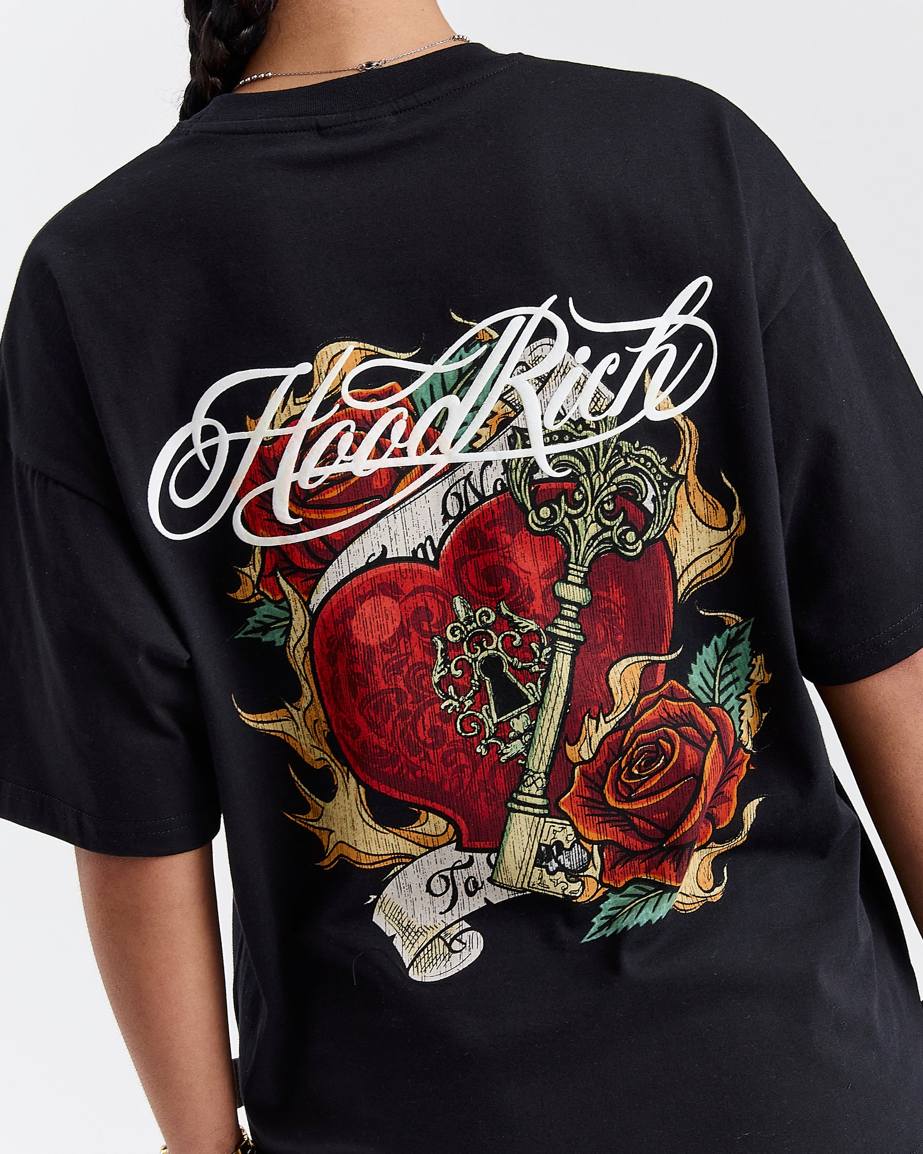 Vox Oversized T-Shirt - Black/Red