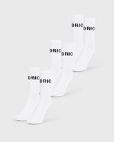 OG Core 3 Pack Crew Socks - White/Black