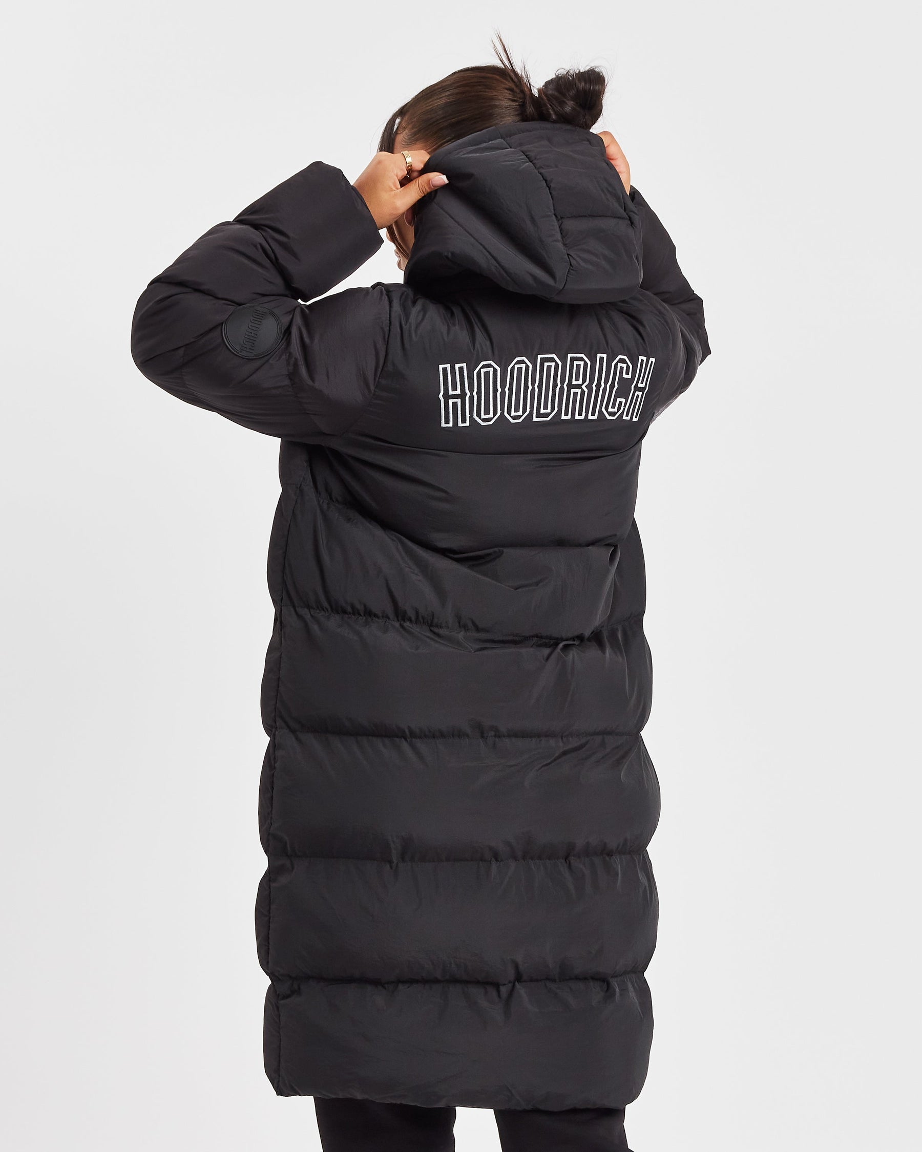 OG Sia Longline Jacket, Black/White