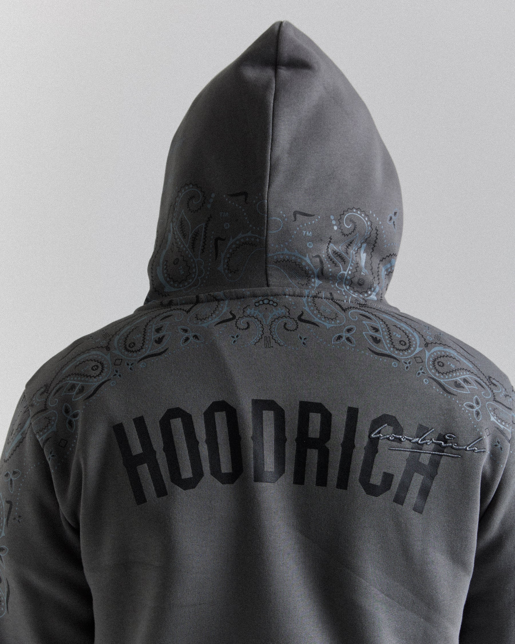 Motif Hoodie Dark Grey/Black - Main Image