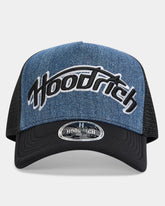 Galaxy Denim Trucker Cap - Blue/Black/White